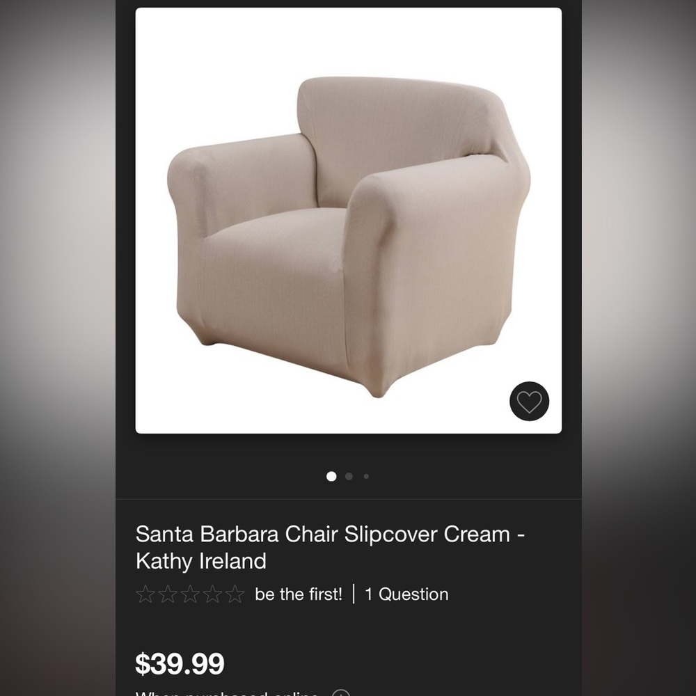 Chair Slipcover - Picture 4 of 6